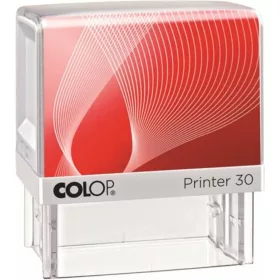   Bélyegző, COLOP Printer IQ 30 fehér ház - fekete párnával (IC1463016)