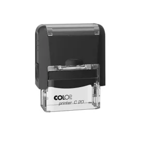   Bélyegző, COLOP Printer C 20, fekete cserepárnával (IC1522000U)