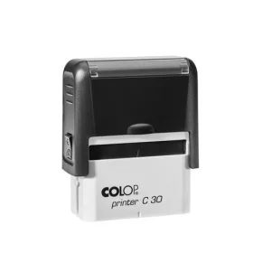   Bélyegző, COLOP Printer C 30, kék cserepárnával (IC1523007U)