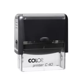   Bélyegző, COLOP Printer C 40, fekete cserepárnával (IC1524000U)