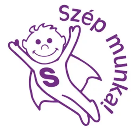 Bélyegző, motivációs, Szép munka!, COLOP N43-kék, lila (IC18034301)