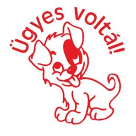   Bélyegző, motivációs, Ügyes voltál!, COLOP N43-kék, piros (IC18034302)