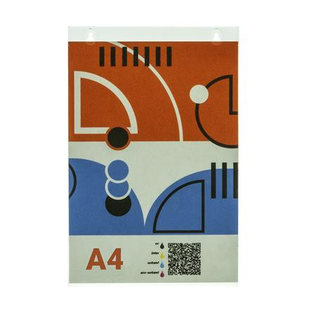 Dokumentumtartó, fali, A4, plexi, álló, ANTRA, átlátszó (IC4089G)