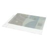 Dokumentumtartó, fali, A4, plexi, álló, ANTRA, átlátszó (IC4089G)