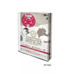 Prospektustartó, fali, 1 rekeszes, A5 (IC4170X)