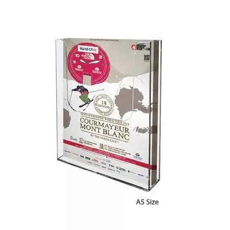 Prospektustartó, fali, 1 rekeszes, A5 (IC4170X)