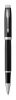 Rollertoll, 0,5 mm, ezüst színű klip, fekete tolltest, PARKER IM Royal, fekete (ICPIMR01)