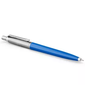   Golyóstoll, 0,7 mm, ezüst színű klip, kék tolltest, PARKER Royal Jotter Originals, kék (ICPJRBPKE)