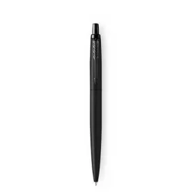   Golyóstoll, 0,7 mm, nyomógombos, fekete színű klip, matt fekete tolltest, PARKER, Royal Jotter XL, kék (ICPJRXLF)