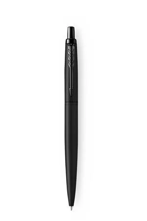 Golyóstoll, 0,7 mm, nyomógombos, fekete színű klip, matt fekete tolltest, PARKER, Royal Jotter XL, kék (ICPJRXLF)
