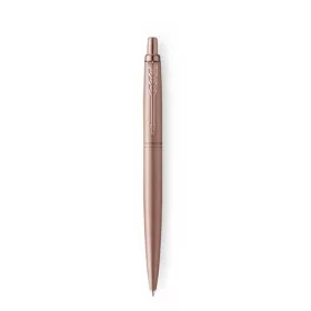   Golyóstoll, 0,7 mm, nyomógombos, rózsaszín klip, rózsaszín tolltest, PARKER, Royal Jotter XL, kék (ICPJRXLR)