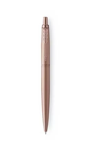 Golyóstoll, 0,7 mm, nyomógombos, rózsaszín klip, rózsaszín tolltest, PARKER, Royal Jotter XL, kék (ICPJRXLR)