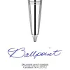 Golyóstoll, 0,7 mm, ezüst színű klip, Waterloo kék tolltest, PARKER Royal Jotter, kék (ICPJWB)