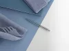 Golyóstoll, 0,7 mm, ezüst színű klip, Waterloo kék tolltest, PARKER Royal Jotter, kék (ICPJWB)