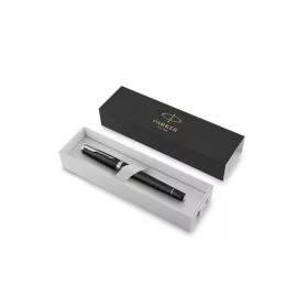   Töltőtoll, ezüst színű klip, matt fekete színű tolltest, PARKER Royal Urban Twist (ICPUT01)