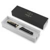 Töltőtoll, arany színű klip, matt fekete színű tolltest, PARKER Royal Urban Twist (ICPUT02)