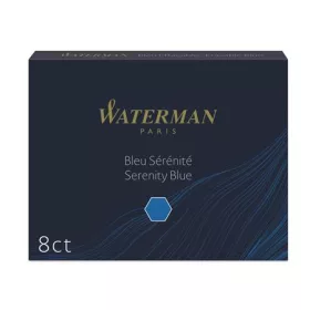 Töltőtoll patron, WATERMAN, kék (ICWTPK)