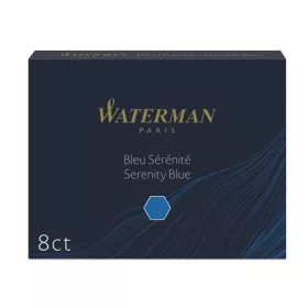 Töltőtoll patron, WATERMAN, kék (ICWTPK)