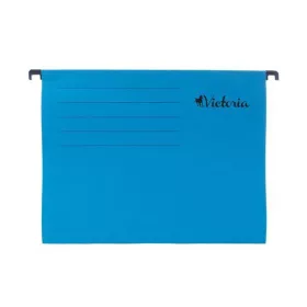 Függőmappa, karton, A4, VICTORIA OFFICE, kék (IDFK)