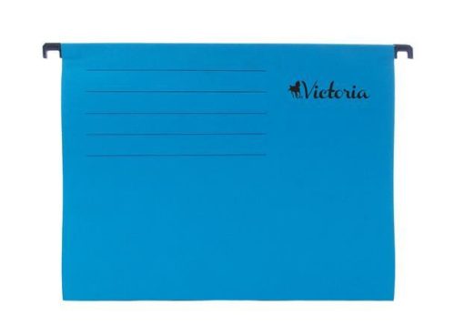Függőmappa, karton, A4, VICTORIA OFFICE, kék (IDFK)