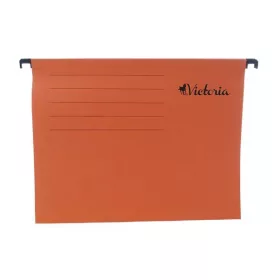 Függőmappa, karton, A4, VICTORIA OFFICE, narancs (IDFN)