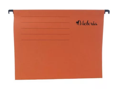 Függőmappa, karton, A4, VICTORIA OFFICE, narancs (IDFN)