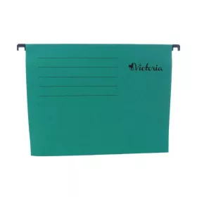 Függőmappa, karton, A4, VICTORIA OFFICE, zöld (IDFZ)