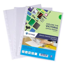   Genotherm, lefűzhető, A4+, 55 mikron, víztiszta, VICTORIA OFFICE (IDGLP)