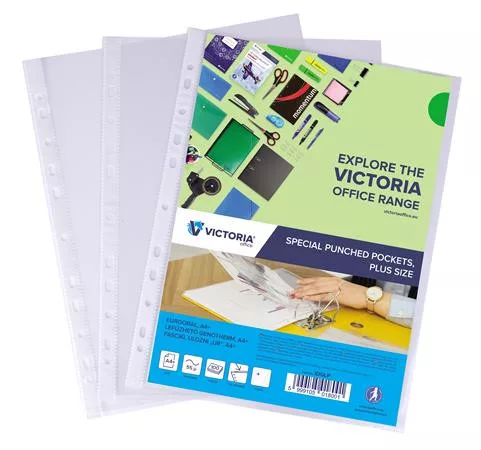 Genotherm, lefűzhető, A4+, 55 mikron, víztiszta, VICTORIA OFFICE (IDGLP)