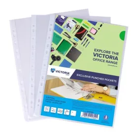   Genotherm, lefűzhető, A4, 145 mikron, víztiszta, VICTORIA OFFICE (IDGV145)