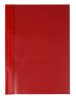 Gyorsfűző, kemény hátlappal, PVC, A4, VICTORIA OFFICE, piros (IDGYVK04)