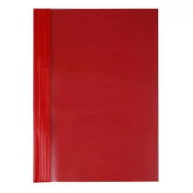   Gyorsfűző, kemény hátlappal, PVC, A4, VICTORIA OFFICE, piros (IDGYVK04)