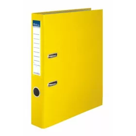   Iratrendező, 50 mm, A4, PP/karton, VICTORIA OFFICE, Basic, sárga (IDI50SN)