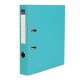 Iratrendező, 50 mm, A4, PP/karton, élvédő sínnel, VICTORIA OFFICE, Basic, türkiz (IDI50T)
