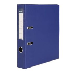   Iratrendező, 50 mm, A4, PP/karton, élvédő sínnel, VICTORIA OFFICE, Basic, tengerészkék (IDI50TK)