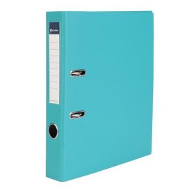   Iratrendező, 50 mm, A4, PP/karton, VICTORIA OFFICE, Basic, türkiz (IDI50TN)
