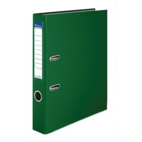   Iratrendező, 50 mm, A4, PP/karton, élvédő sínnel, VICTORIA OFFICE, Basic, zöld (IDI50Z)