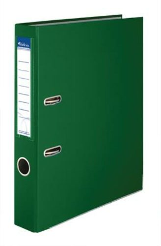 Iratrendező, 50 mm, A4, PP/karton, élvédő sínnel, VICTORIA OFFICE, Basic, zöld (IDI50Z)