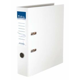   Iratrendező, 75 mm, A4, PP/karton, VICTORIA OFFICE, Basic, fehér (IDI75FN)