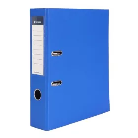   Iratrendező, 75 mm, A4, PP/karton, VICTORIA OFFICE, Basic, királykék (IDI75KKN)