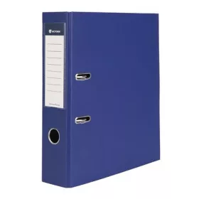  Iratrendező, 75 mm, A4, PP/karton, VICTORIA OFFICE, Basic, tengerészkék (IDI75TKN)