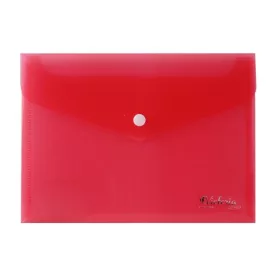   Irattartó tasak, A5, PP, patentos, VICTORIA OFFICE, piros (IDITA5P)