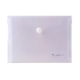   Irattartó tasak, A6, PP, patentos, VICTORIA OFFICE, áttetsző (IDITA6A)