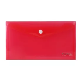   Irattartó tasak, DL, PP, patentos, VICTORIA OFFICE, piros (IDITDLP)