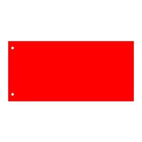 Elválasztócsík, karton, VICTORIA OFFICE, piros (IDPCS06)