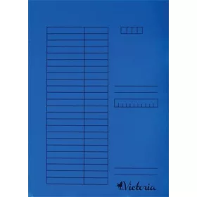 Gyorsfűző, karton, A4, VICTORIA OFFICE, kék (IDPGY04)