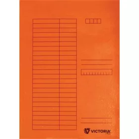 Gyorsfűző, karton, A4, VICTORIA OFFICE, narancs (IDPGY08)