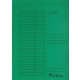 Pólyás dosszié, karton, A4, VICTORIA OFFICE, zöld (IDPI03)