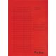 Pólyás dosszié, karton, A4, VICTORIA OFFICE, piros (IDPI05)