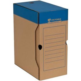   Archiválódoboz, A4, 150 mm, karton, VICTORIA OFFICE, natúr (IDVAD15N)